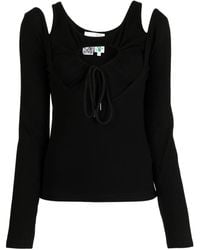 Natasha Zinko - Heart カットアウト ロングtシャツ - Lyst
