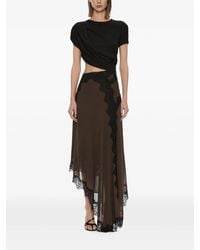 Christopher Esber - Verve Twisted Lace Asymmetric Dress - Lyst