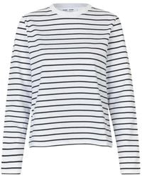 Samsøe & Samsøe - Sacamino Striped Long-Sleeve T-Shirt - Lyst
