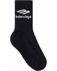 Balenciaga - 3b Sports Icon Tennis Socks - Lyst