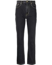 KENZO - Logo-Patch Denim Jeans - Lyst