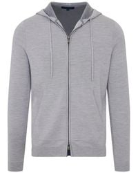 Patrick Assaraf - Sudadera Con Capucha Y Cremallera - Lyst