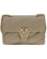 Pinko - Medium Love Bag Quilted Leather Shoulder Bag - Lyst