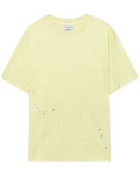 John Elliott - Odeon Distressed-effect Cotton T-shirt - Lyst