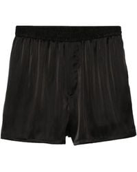 SAPIO - Elasticated-Waist Shorts - Lyst