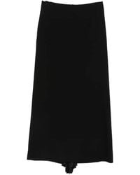 Jil Sander - Pleated-Insert Side-Pocket Maxi Skirt - Lyst