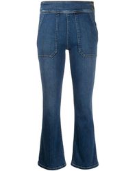 FRAME 'Le Francoise' Cropped-Jeans - Blau