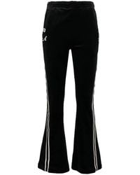 A Bathing Ape - Logo-Patch Flared Trousers - Lyst
