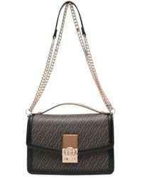 Liu Jo - Sac Porté Épaule Pliant À Motif Monogrammé - Lyst