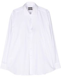 Corneliani - Semi-doorzichtig Katoenen Overhemd - Lyst