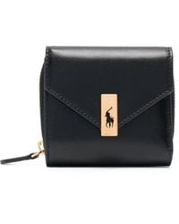 Polo Ralph Lauren - Polo Id Compact Leather Wallet - Lyst