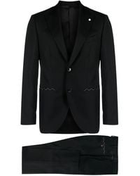 Luigi Bianchi - Peak-Lapels Single-Breasted Suit - Lyst