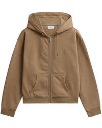 Pringle of Scotland - Logo-Embroidered Zip-Up Hoodie - Lyst