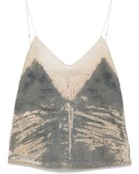 DIESEL - Jeans-Tanktop Im Distressed-Look - Lyst