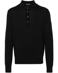 Tom Ford - Fine-knit Cotton Polo Shirt - Lyst