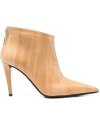 Giuseppe Zanotti - Desire Pointed-Toe Panelled Ankle Boots - Lyst