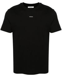 Sandro - T-shirt en coton à logo brodé - Lyst