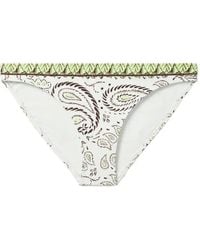 Tory Burch - Printed Bikini Bottoms - Lyst