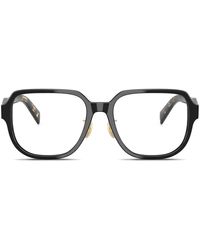 Prada - Brille Mit Eckigem Gestell - Lyst
