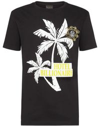 Billionaire - T-Shirt À Imprimé Palmier - Lyst