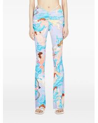 Marco Rambaldi - Graphic-Print Trousers - Lyst