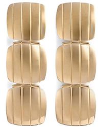 Ivi - Slot Clip Drop Earrings - Lyst