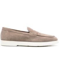 Doucal's - Penny-slot Suede Loafers - Lyst