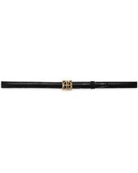 Anine Bing - Monogram-Plaque Belt - Lyst