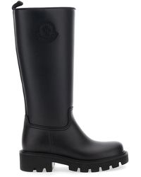 Moncler - Stiefel Mit Logo-Patch - Lyst