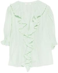 Doen - Henri Ruffled Blouse - Lyst