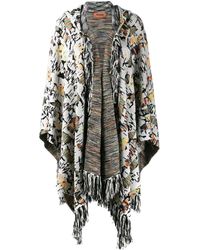 Missoni Fringed Cardi-coat - White