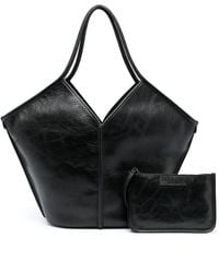 Hereu - Schultertasche Aus Leder - Lyst