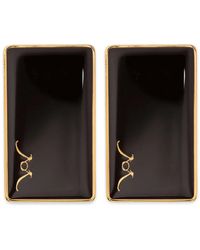 ROWEN ROSE - Logo-Detail Earrings - Lyst