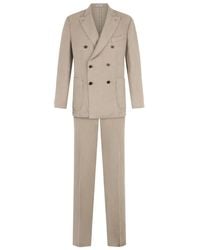 Boglioli - Traje de lino con doble botonadura - Lyst