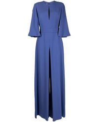 Elie Saab - Cady Cut-Out Jumpsuit - Lyst
