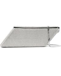 Kara - Crystal-Embellished Box-Shaped Shoulder Bag - Lyst