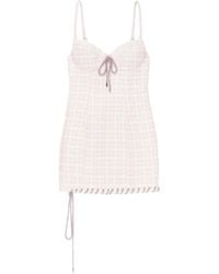 Area - Sleeveless Mini Dress - Lyst