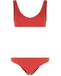Lido - Ottantauno Bandeau-Bikini mit Schnürung - Lyst