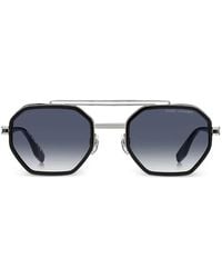 Marc Jacobs - Lunettes De Soleil À Monture Géométrique - Lyst