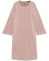 Luisa Cerano - Satin Mini Dress - Lyst