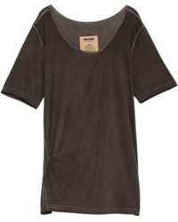 Uma Wang - Twist-Detail T-Shirt - Lyst