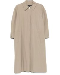 Fabiana Filippi - Button-Fastening Raglan-Sleeve Coat - Lyst