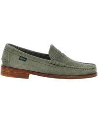Paraboot - Coraux Suede Penny Loafers - Lyst