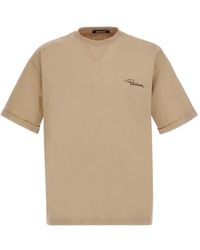 Roberto Cavalli - Logo-Patch T-Shirt - Lyst