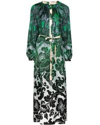Pierre Louis Mascia - Floral Silk Maxi Dress - Lyst