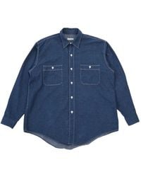 Kaptain Sunshine - Contrast-Stitch Chest-Pockets Shirt - Lyst