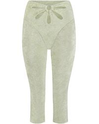 Collina Strada - Flower Capri Trousers - Lyst