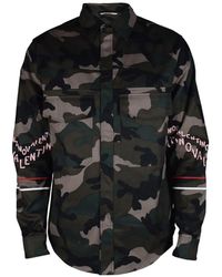 Valentino Garavani - Camouflage-Pattern Shirt - Lyst