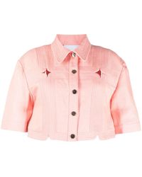 Acler - Briar Cut-out Cropped Shirt - Lyst