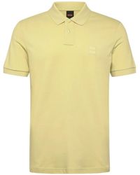 BOSS - Stretch-Cotton Slim-Fit Polo Shirt With Logo Patch - Lyst